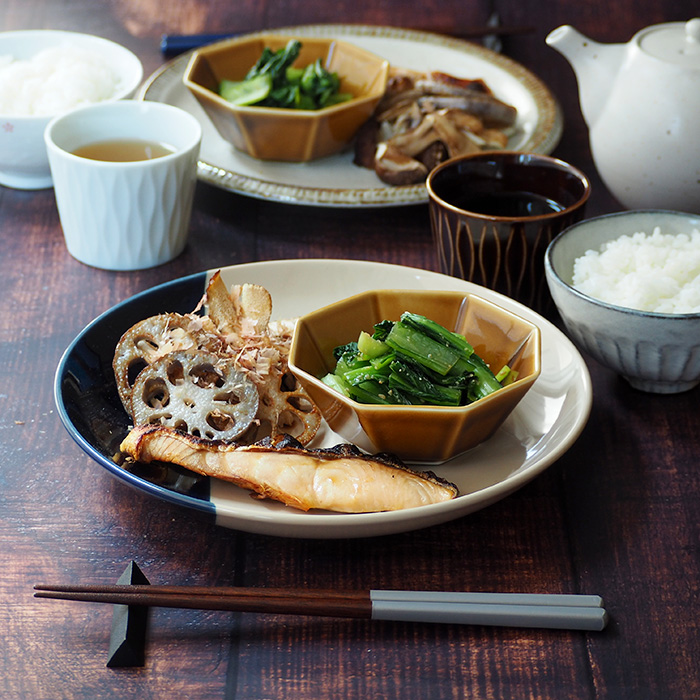 和食器と洋食器の組み合わせでおしゃれに和モダンコーディネート