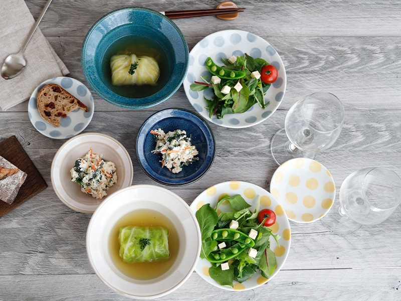 梅雨の季節におすすめのカラフル食器！晴れやかな北欧風食器！