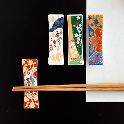 箸置き　日本の花　角型
