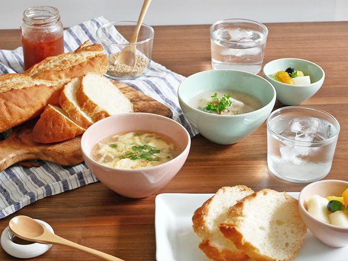 ご飯茶碗やスープボウルにも多用途に使える中鉢