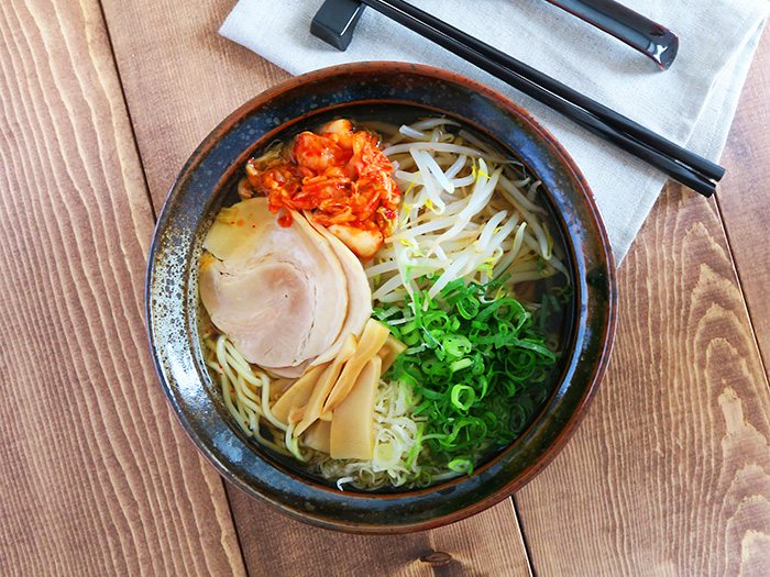 油滴結晶 石目 6.8寸ラーメン丼