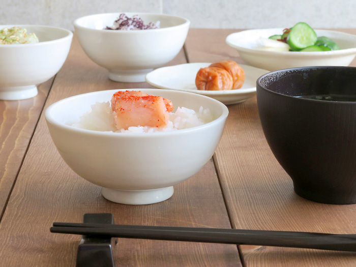 お茶碗（ホワイト）