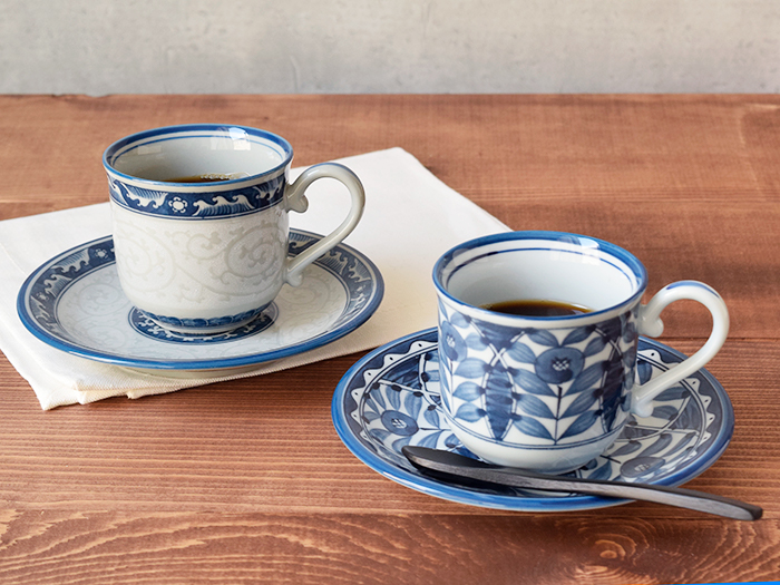 和風 コーヒーカップ&ソーサーセット 5客（和風 カップ＆ソーサー5客 