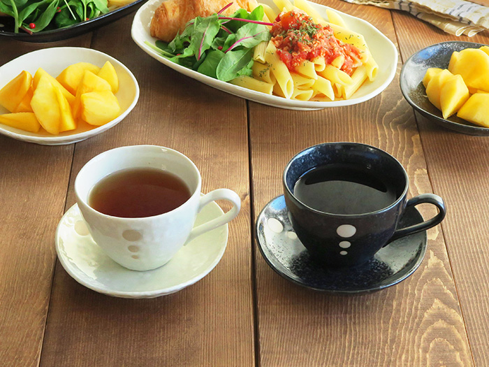 水玉 コーヒーカップ（ドットモノトーンシリーズ）