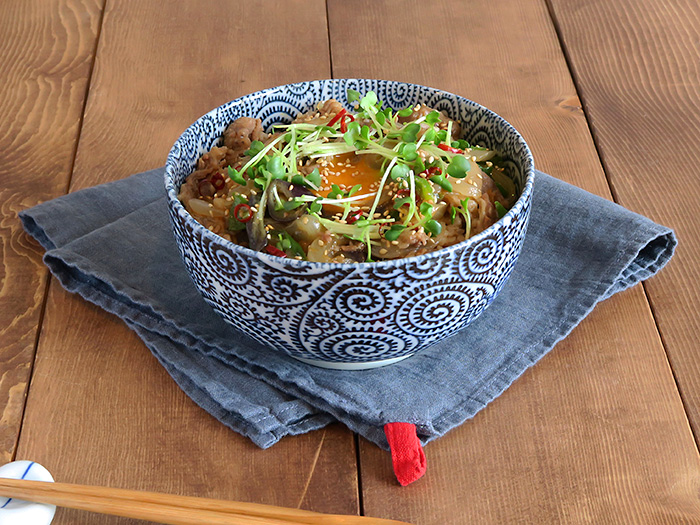 古染たこ唐草 おこのみ丼ぶり