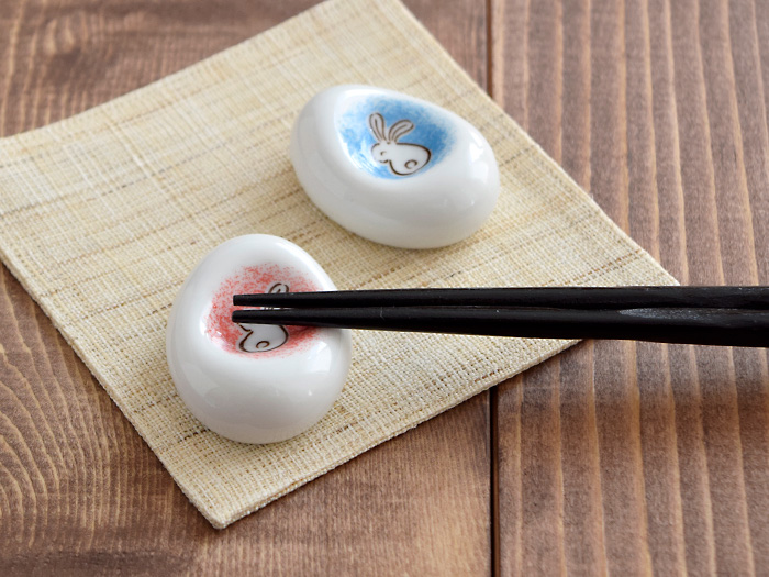 かわいいうさぎの箸置き 普段使いから来客時のおもてなしにも使えるお洒落な人気和食器小物